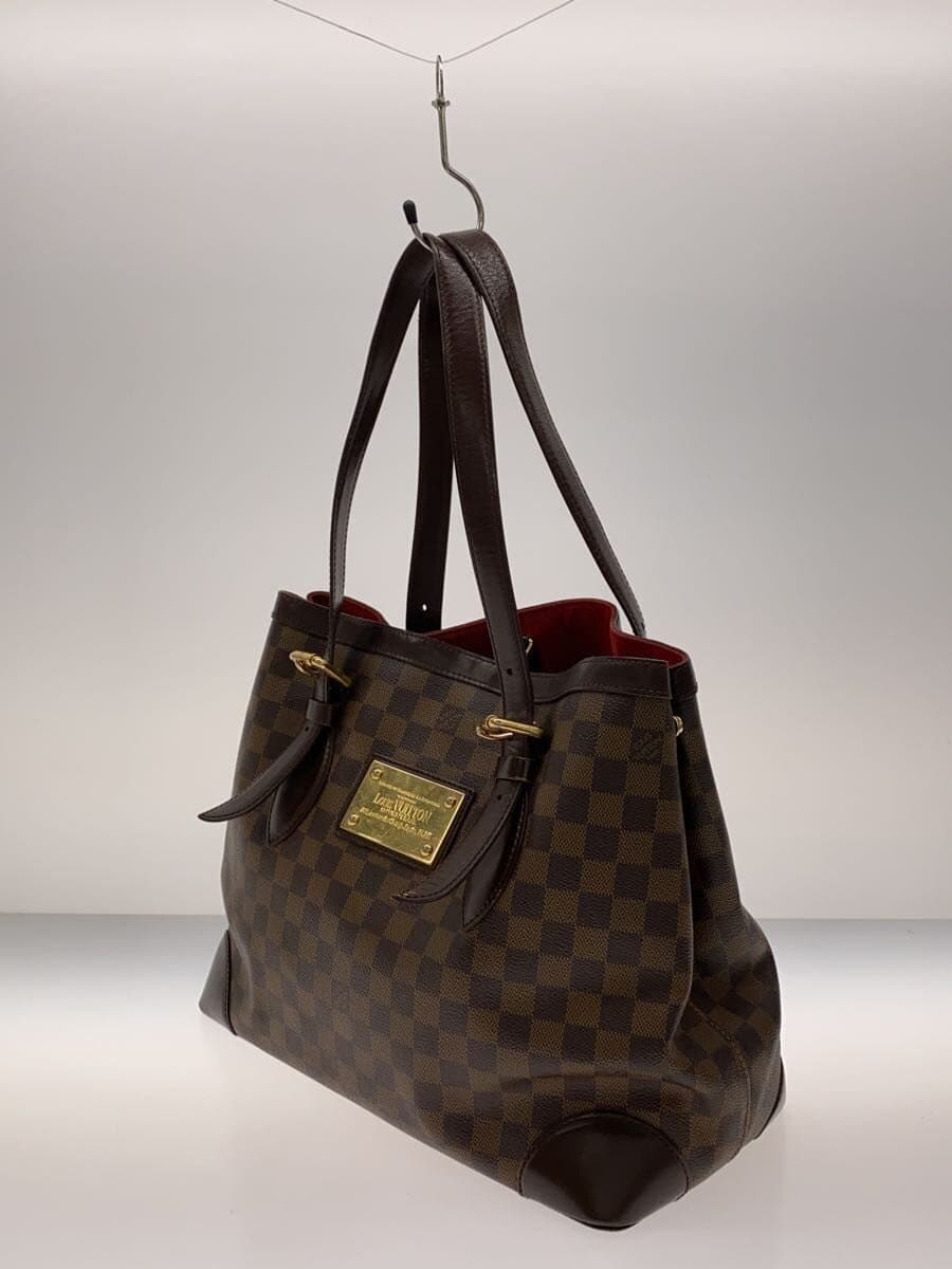 LOUIS VUITTON Hampstead MM Damier Ebene PVC BRW Allover Pattern N51204 2
