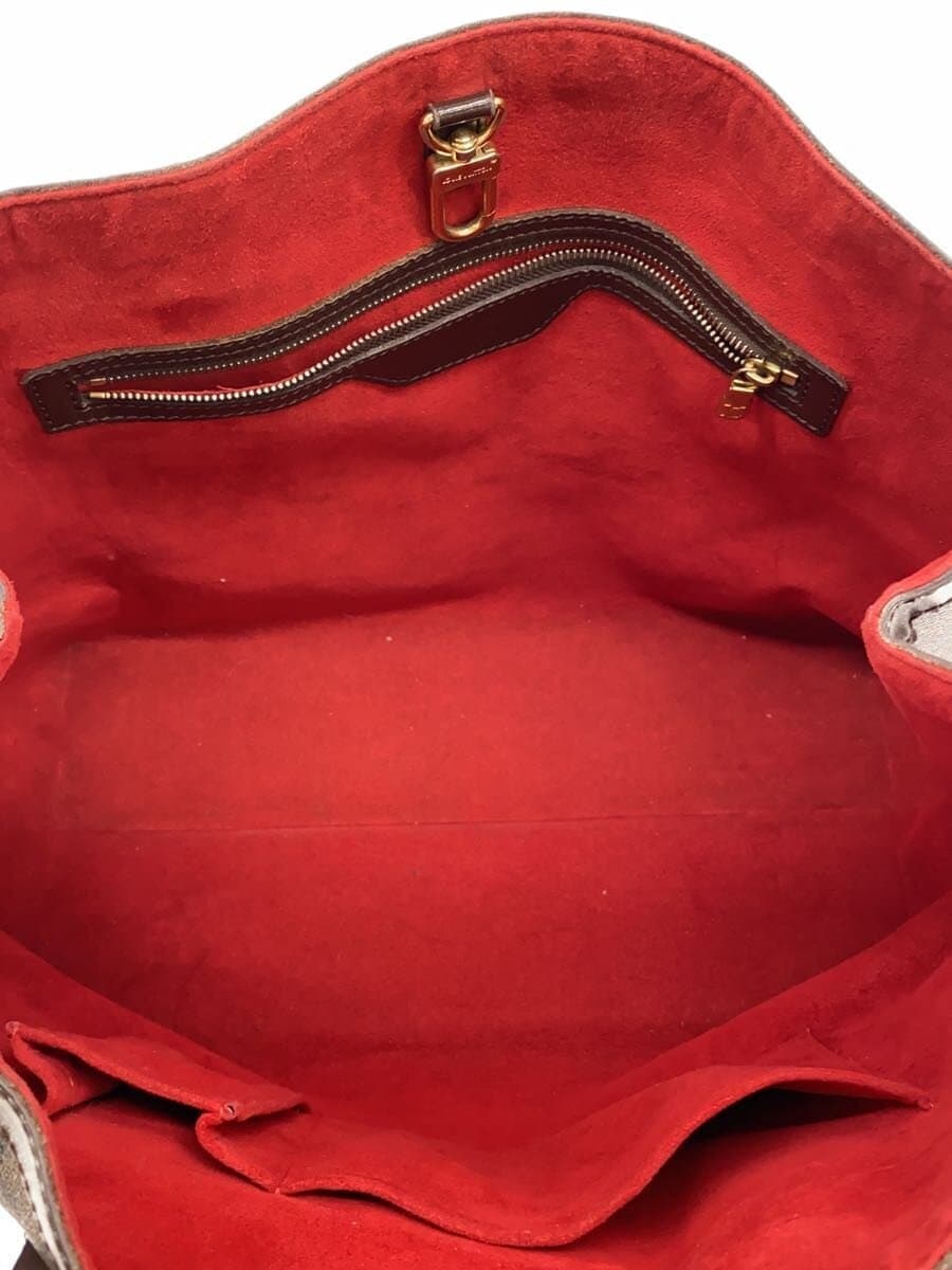 LOUIS VUITTON Hampstead MM Damier Ebene PVC BRW Allover Pattern N51204 6