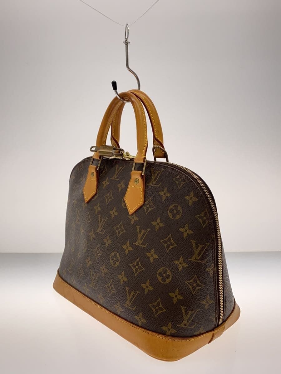 LOUIS VUITTON 1) Alma Monogram Canvas PVC BRW M51130 2