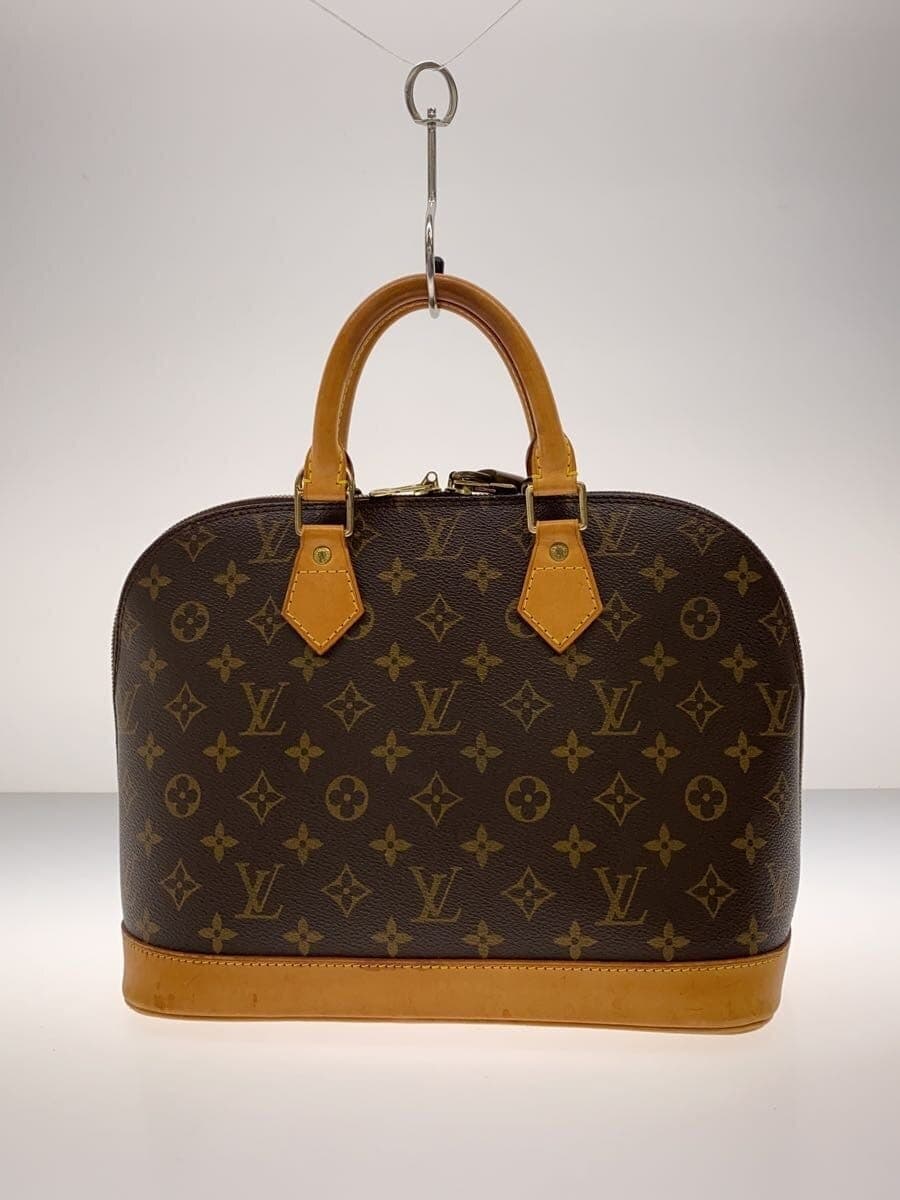 LOUIS VUITTON 1) Alma Monogram Canvas PVC BRW M51130 3