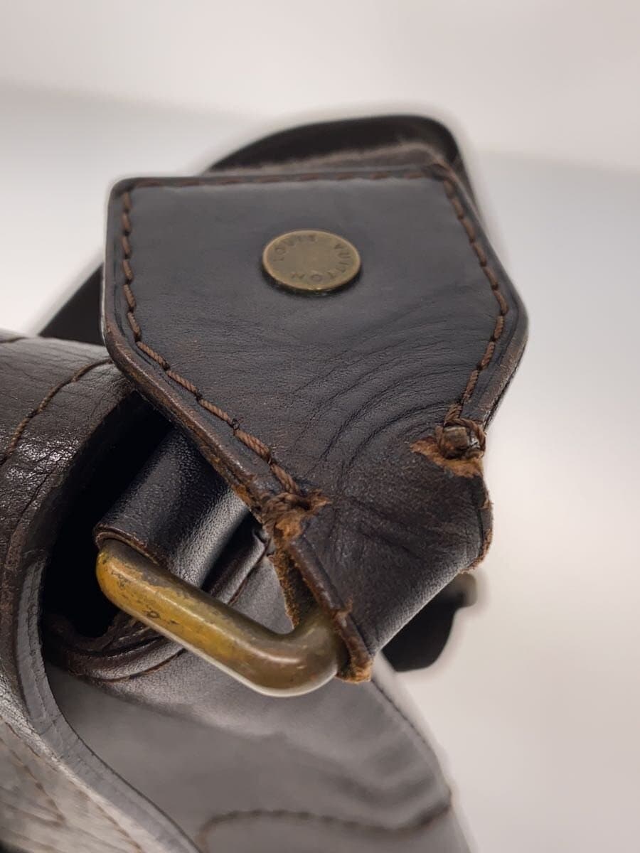 LOUIS VUITTON Yuma_ Utah Leather BLK M92995 7