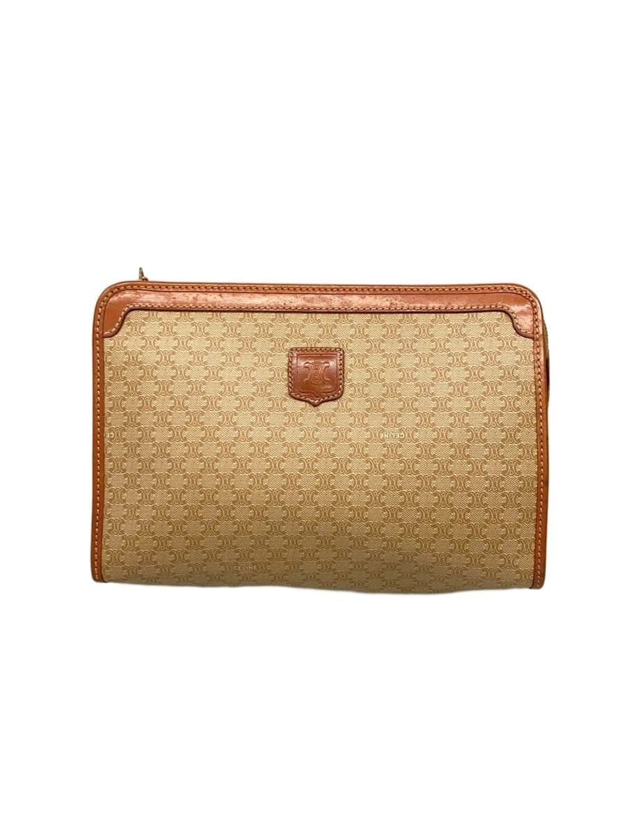 CELINE Clutch Bag Leather