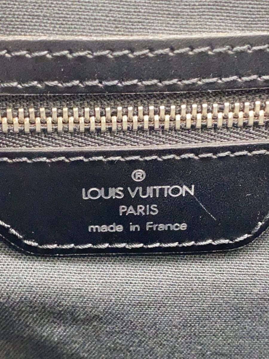 LOUIS VUITTON Backpack Leather BLK Solid 5