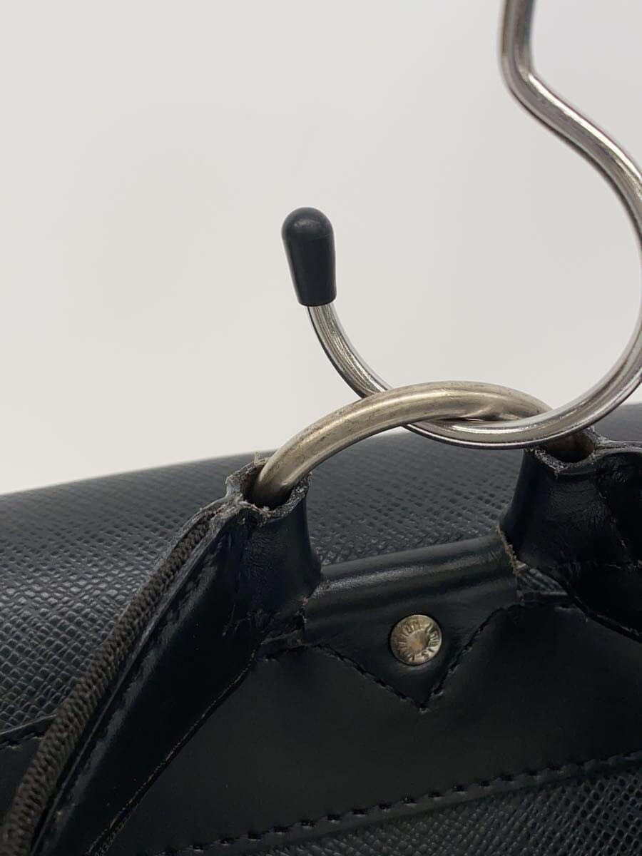 LOUIS VUITTON Backpack Leather BLK Solid 9