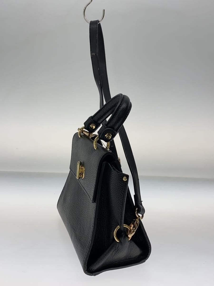 MARCO BIANCHINI Top Handle Bag Leather BLK 2