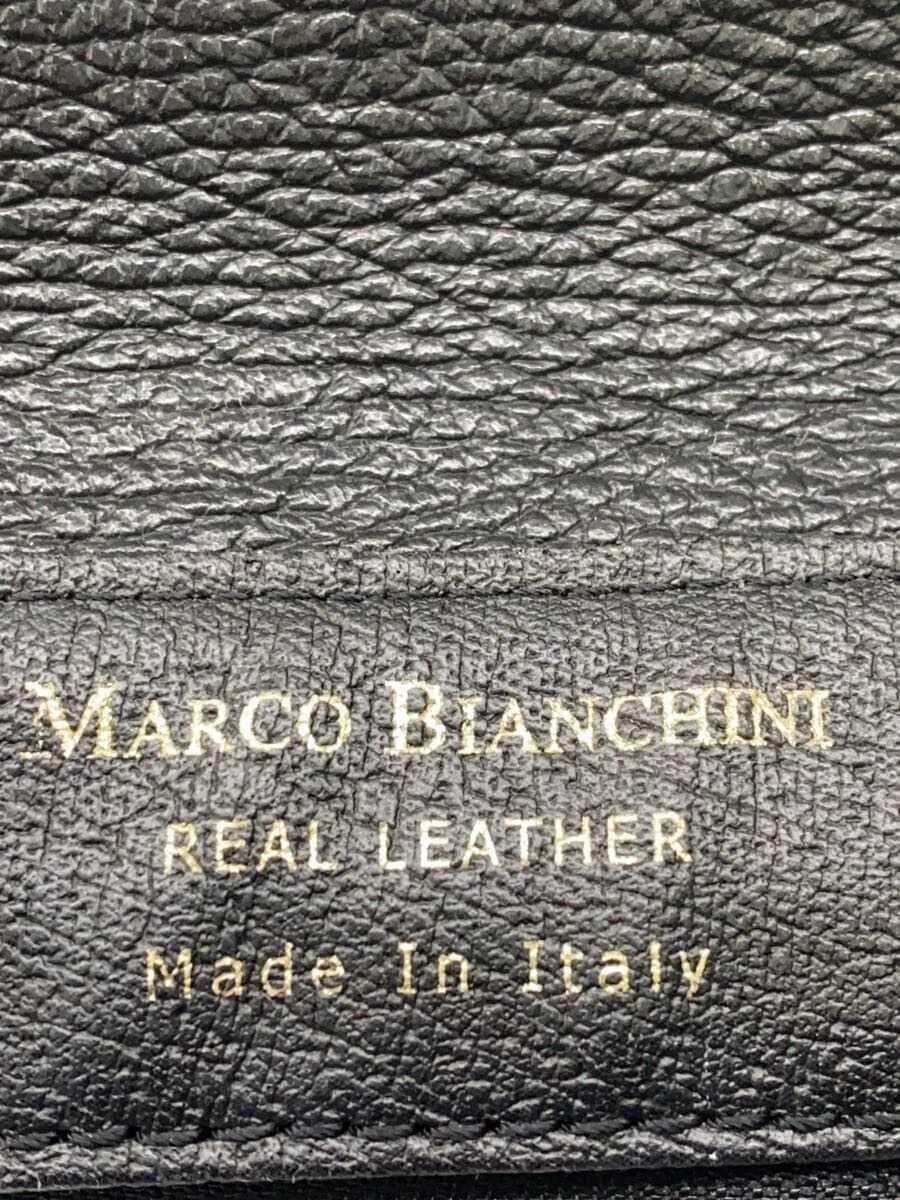 MARCO BIANCHINI Top Handle Bag Leather BLK 5