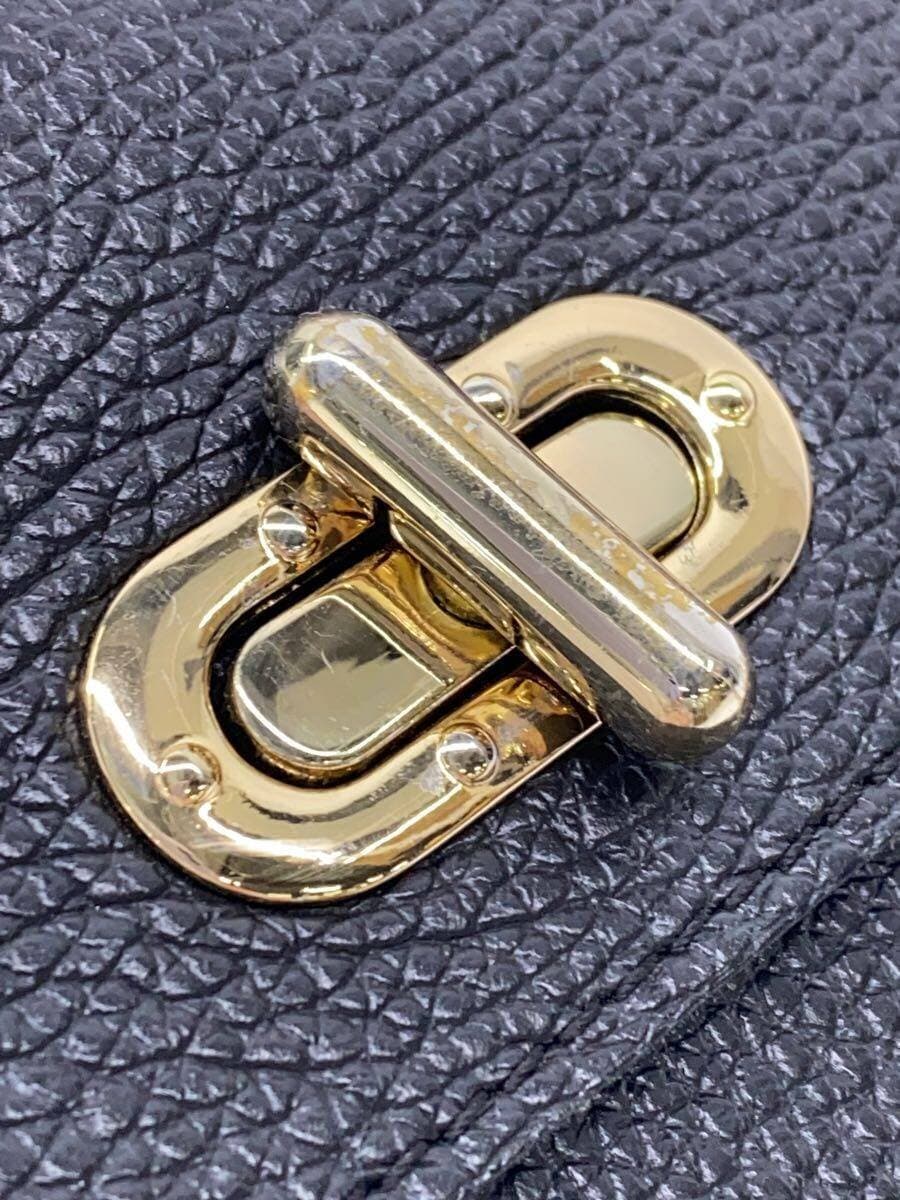 MARCO BIANCHINI Top Handle Bag Leather BLK 7