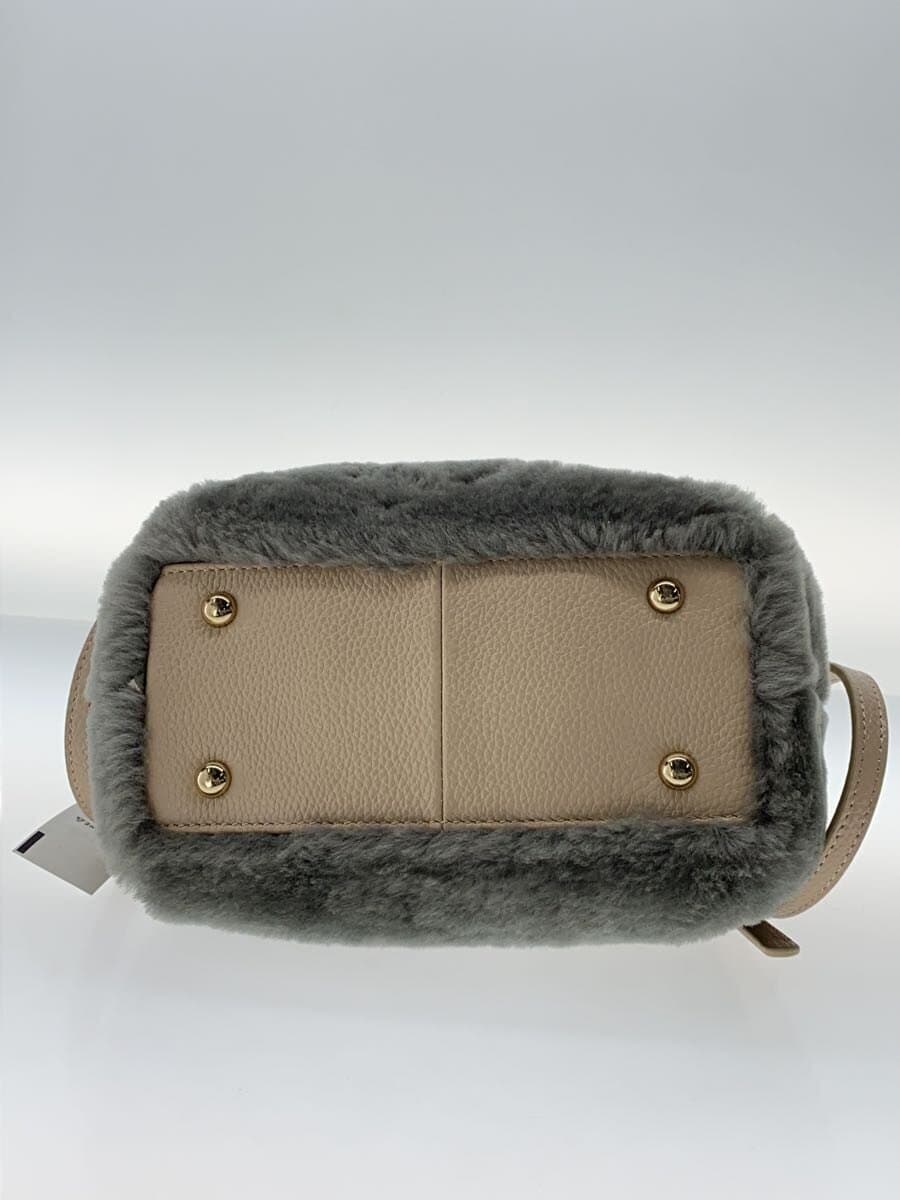 MODE ET JACOMO Shoulder Bag Faux Fur GRN 4