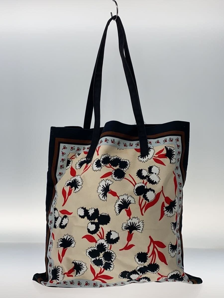 MARNI Tote Bag Cotton BEG All Over Pattern 3