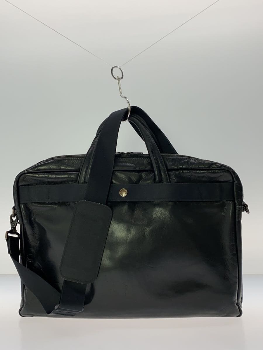 PORTER shoulder bag leather BLK 3