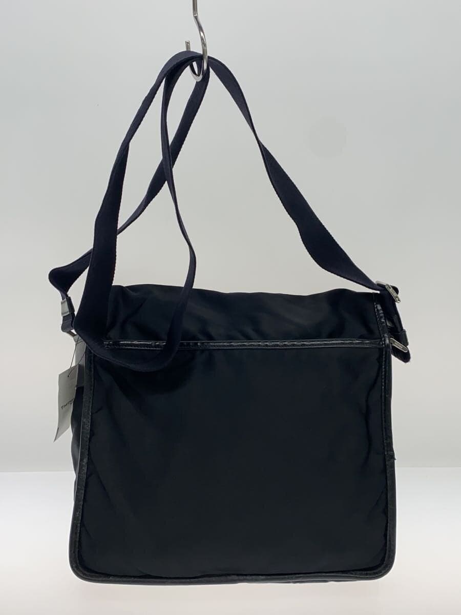 PRADA shoulder bag -- BLK plain 3