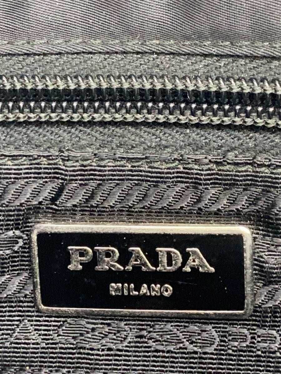 PRADA shoulder bag -- BLK plain 5