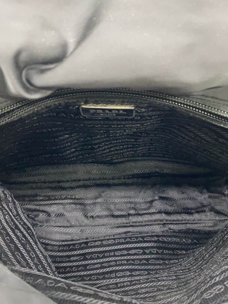 PRADA shoulder bag -- BLK plain 6