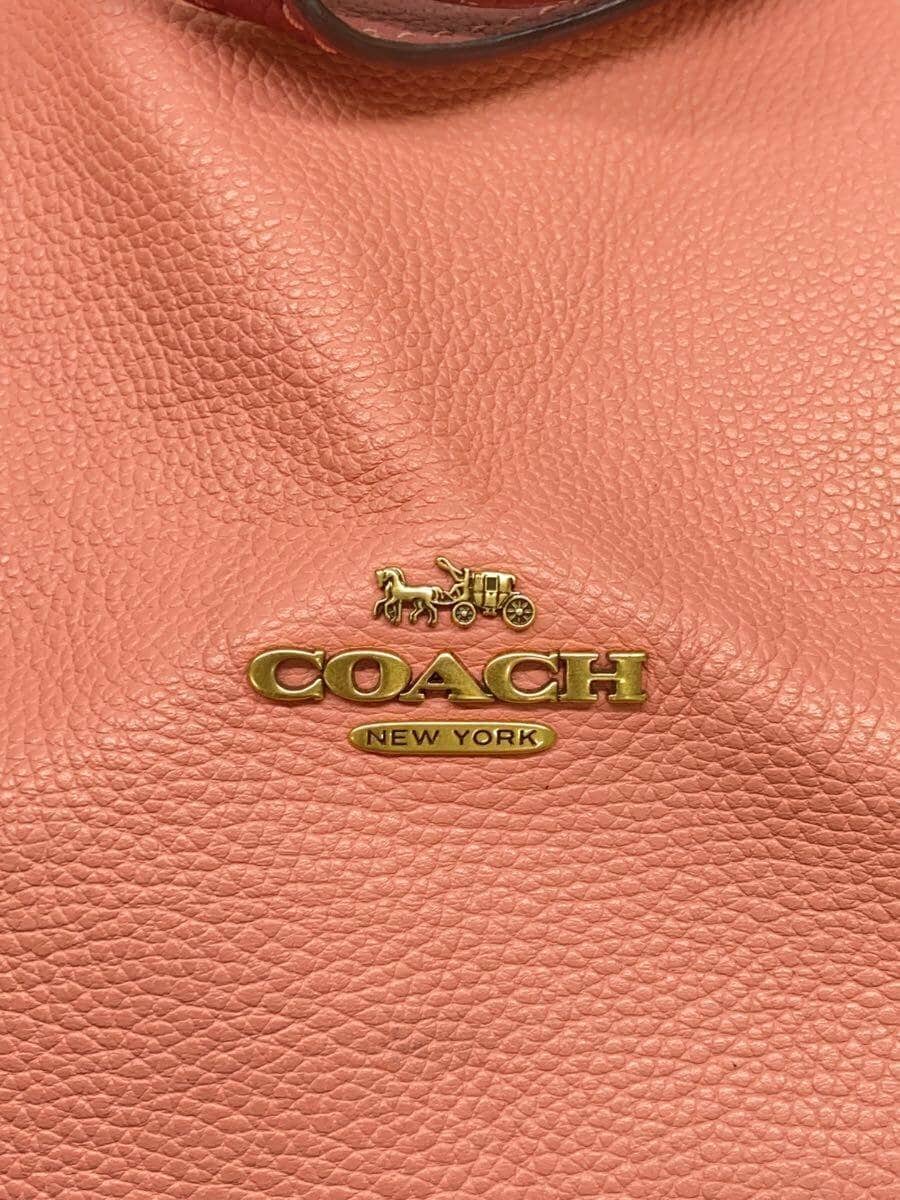 COACH Bag Leather Pink 76088 5
