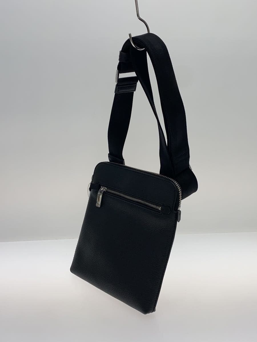 HUGO BOSS Envelope Bag Shoulder Bag Leather BLK 2