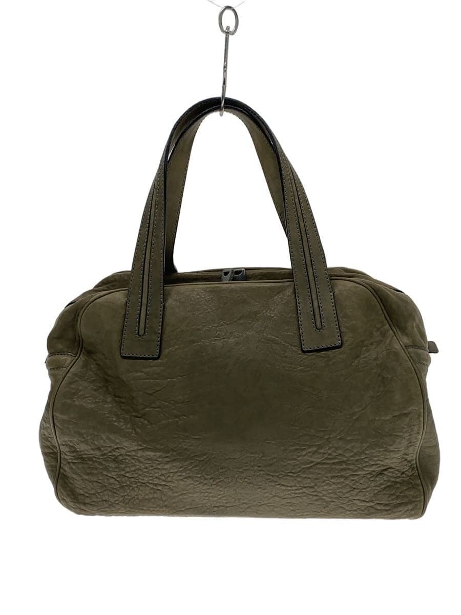 MAX MARA handbag leather KHK solid color