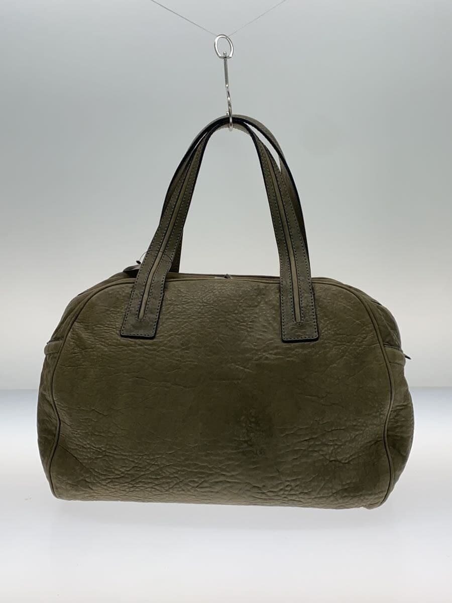 MAX MARA handbag leather KHK solid color 3