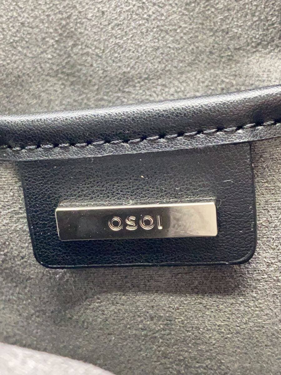 OSOI shoulder bag leather BLK 5