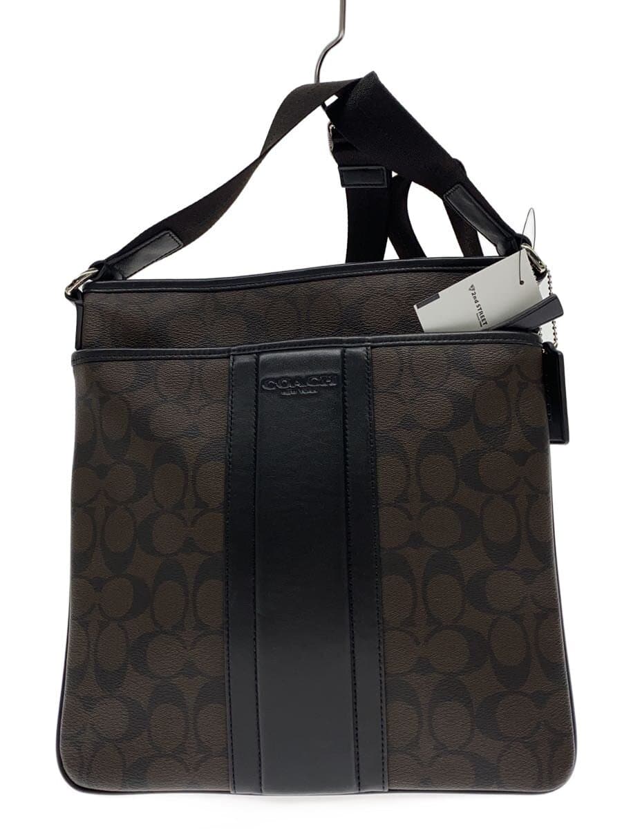 COACH shoulder bag -- BRW all-over pattern