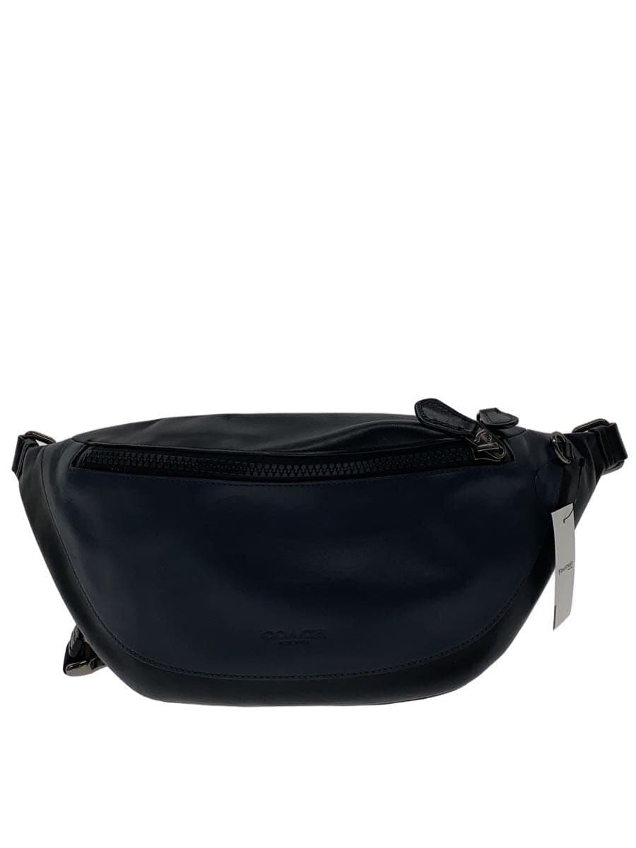 COACH Waist Bag Leather NVY F79149