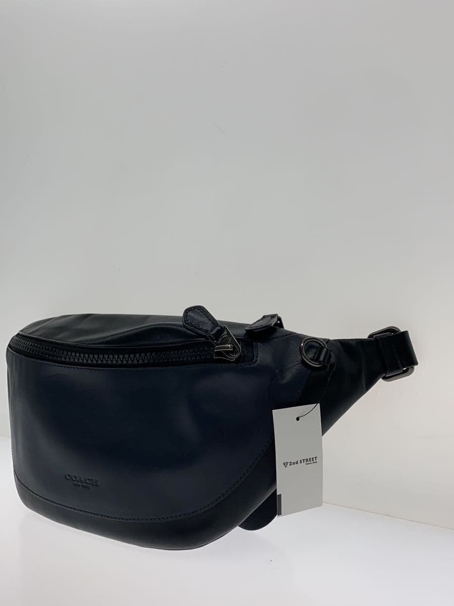 COACH Waist Bag Leather NVY F79149 2