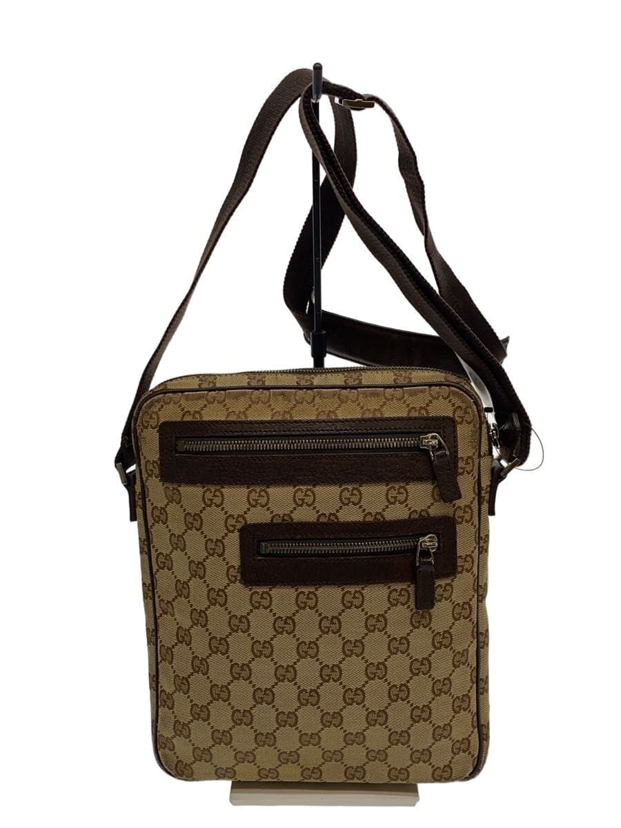 GUCCI Shoulder Bag_GG Canvas Canvas BEG 92551