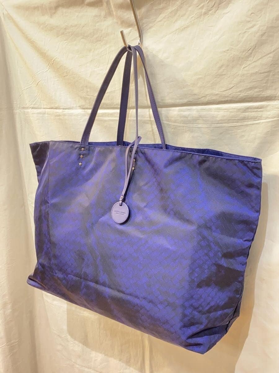 BOTTEGA VENETA Tote Bag Nylon NVY All Over Pattern 2