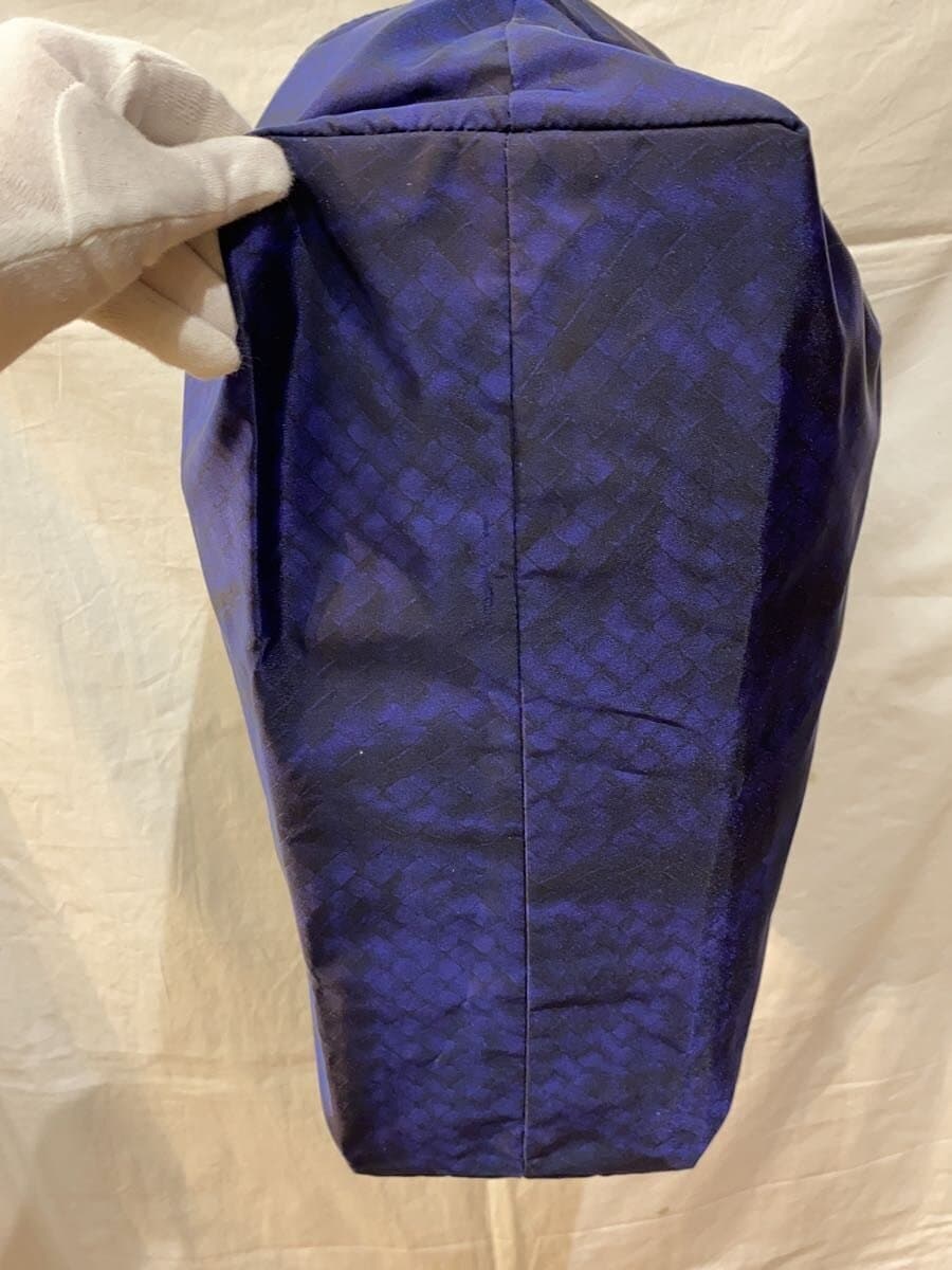 BOTTEGA VENETA Tote Bag Nylon NVY All Over Pattern 4
