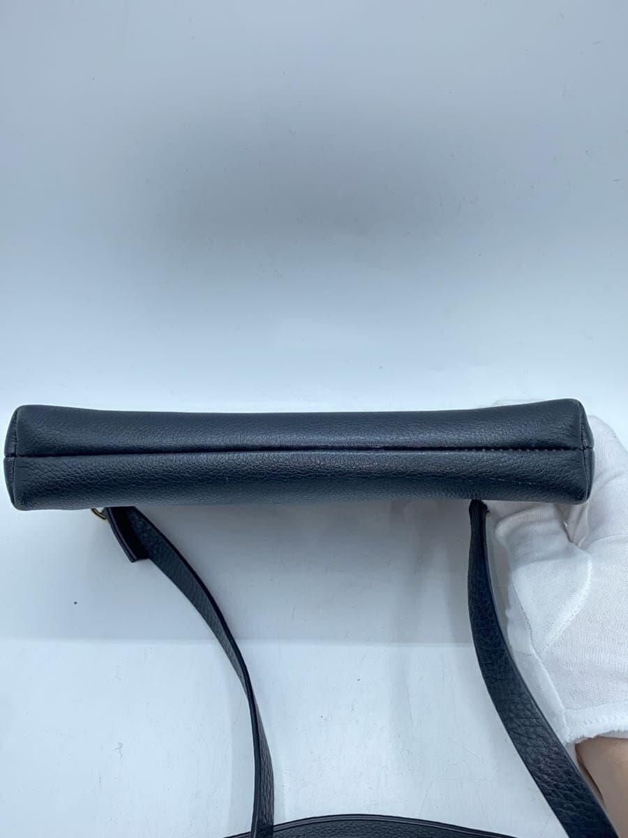 TORY BURCH Shoulder Bag Leather BLK 4