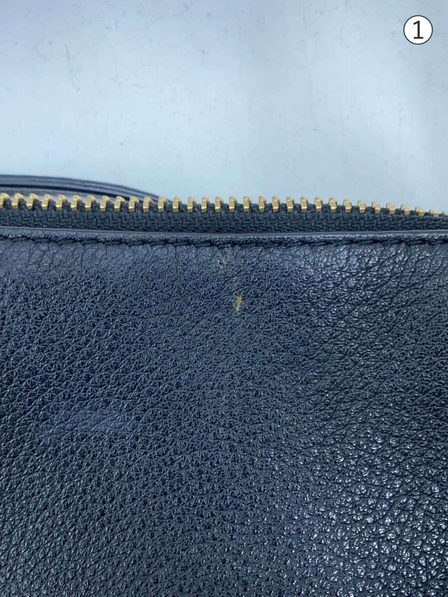 TORY BURCH Shoulder Bag Leather BLK 7