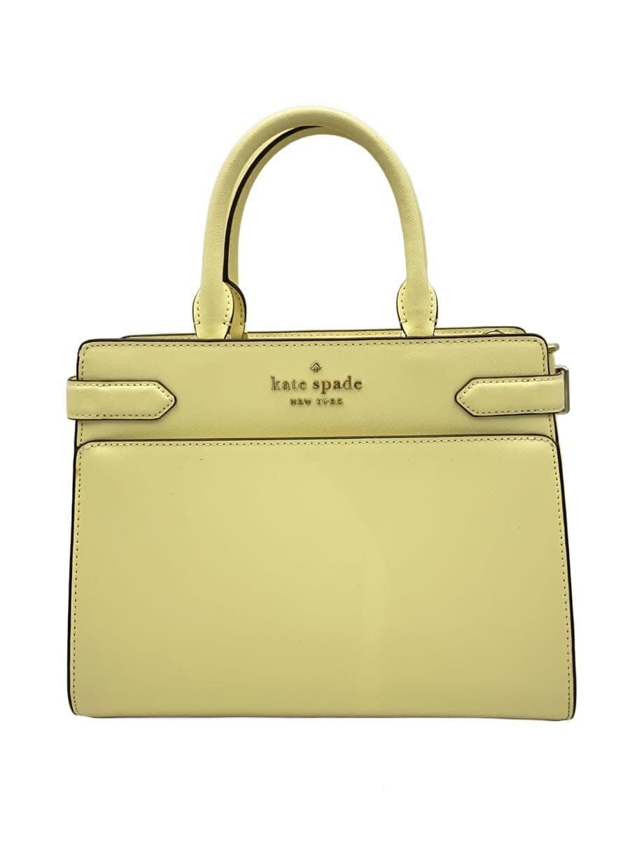 kate spade new york Tote Bag Leather YLW Solid