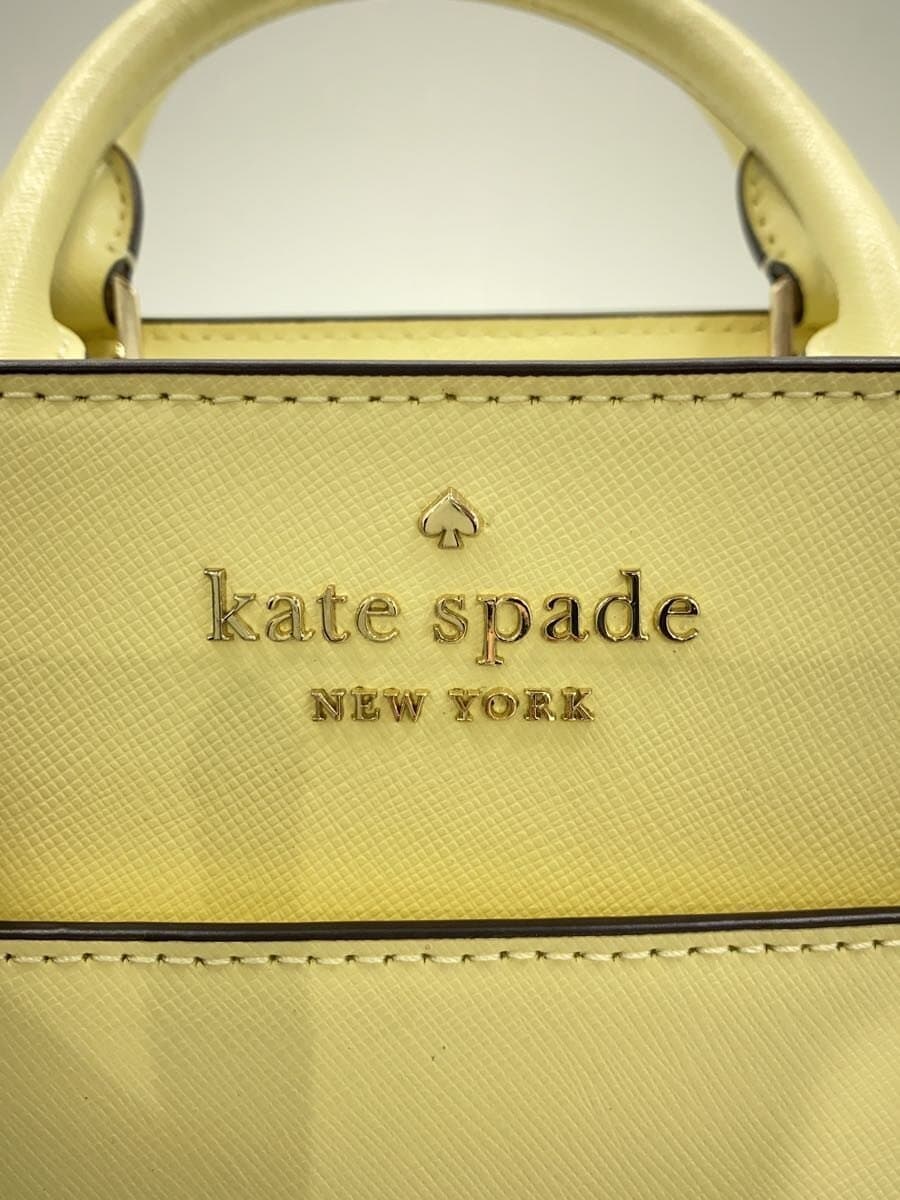 kate spade new york Tote Bag Leather YLW Solid 5