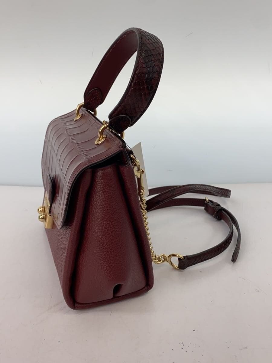 COACH Shoulder Bag Leather BRD Solid f48628 2