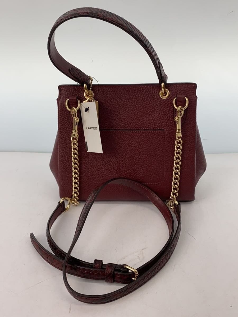 COACH Shoulder Bag Leather BRD Solid f48628 3