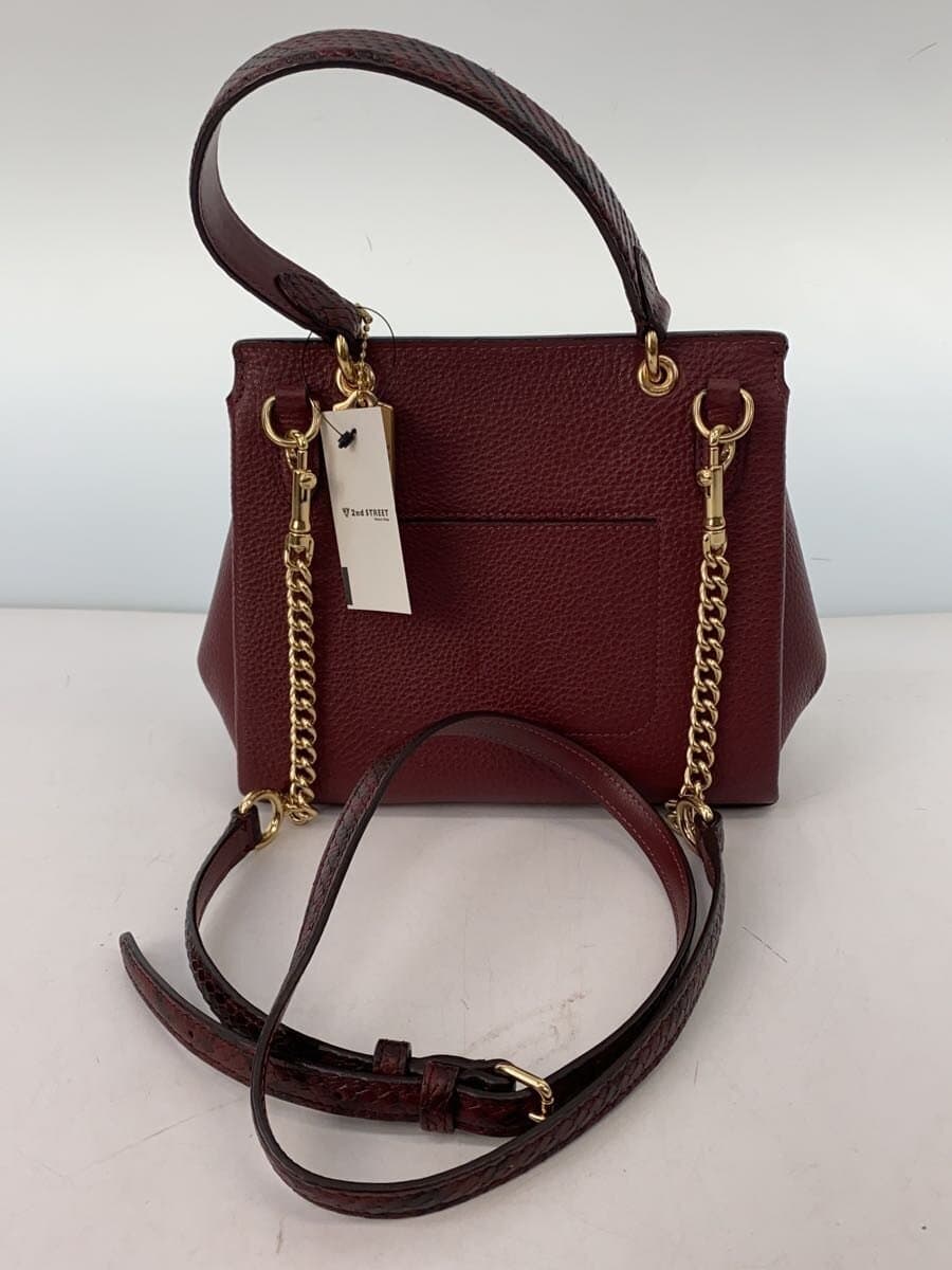 COACH Shoulder Bag Leather BRD Solid f48628 3