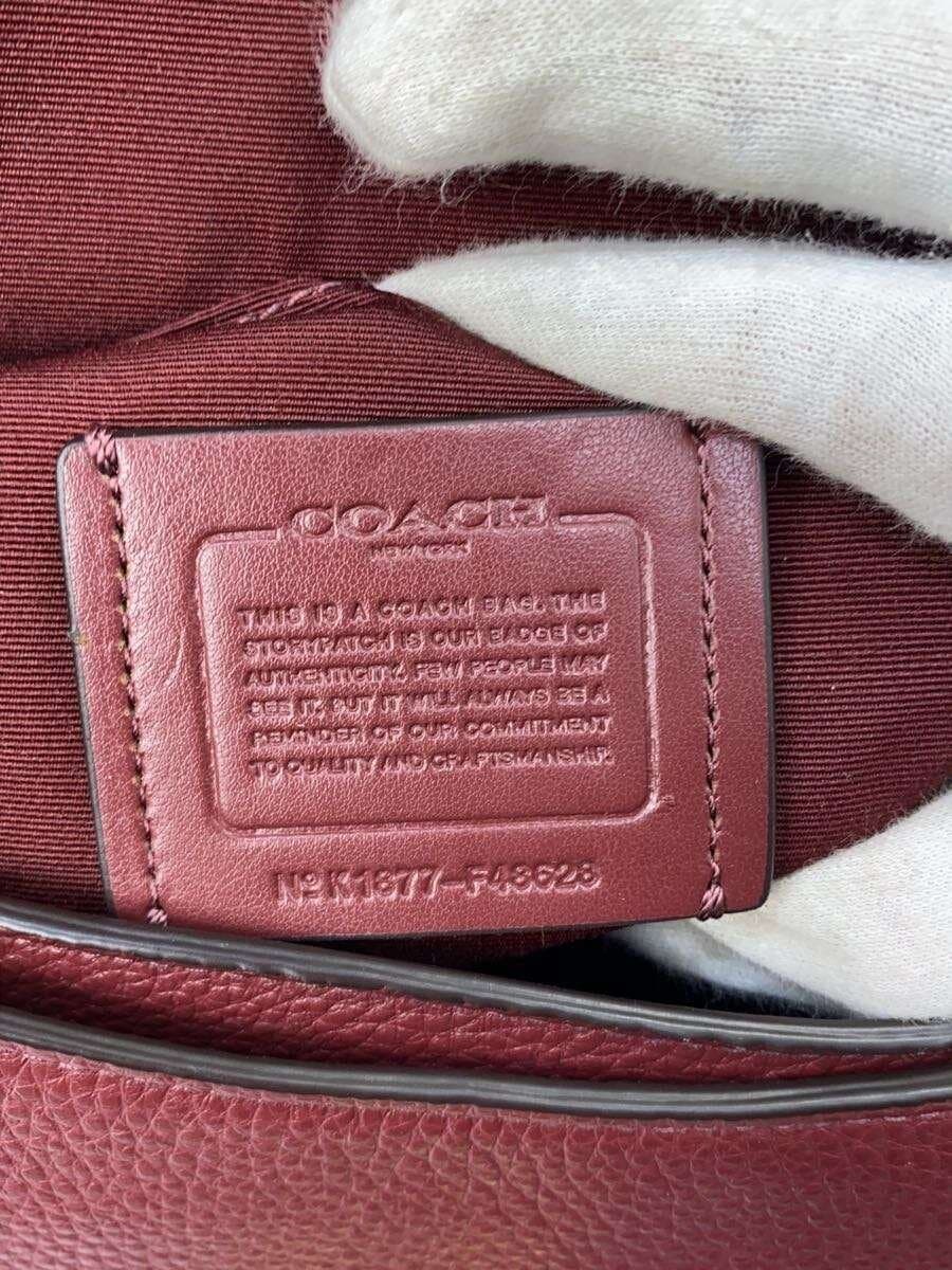 COACH Shoulder Bag Leather BRD Solid f48628 7