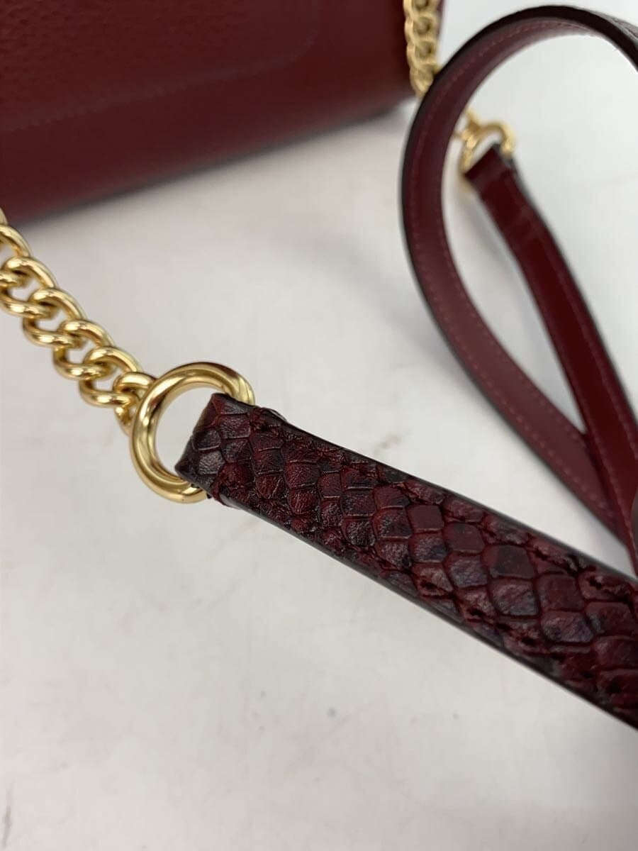 COACH Shoulder Bag Leather BRD Solid f48628 8