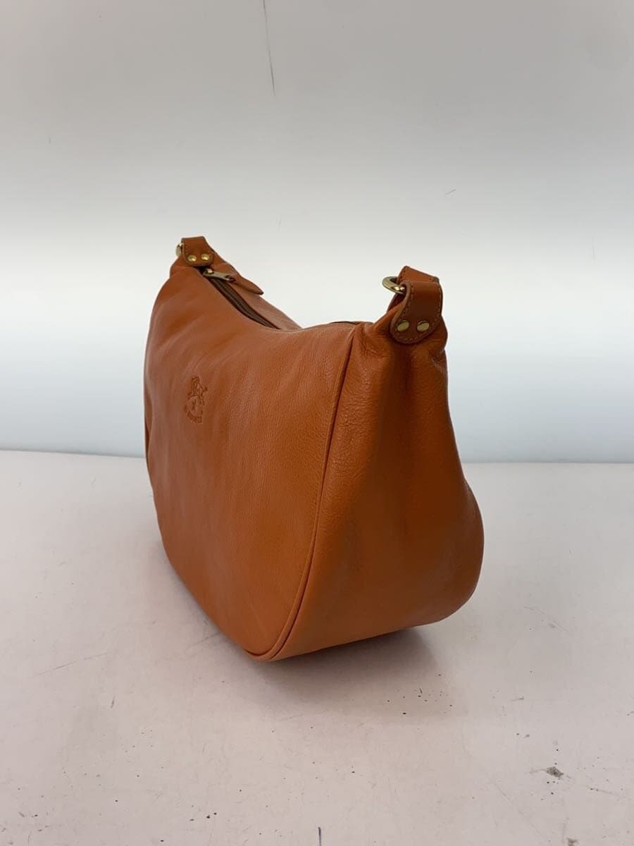 IL BISONTE Shoulder Bag Leather CML Solid 2