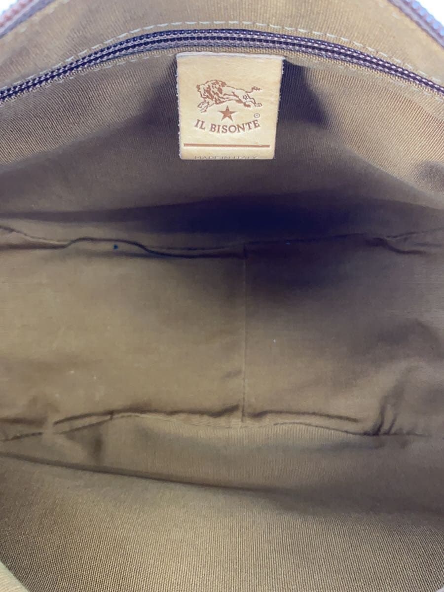 IL BISONTE Shoulder Bag Leather CML Solid 6