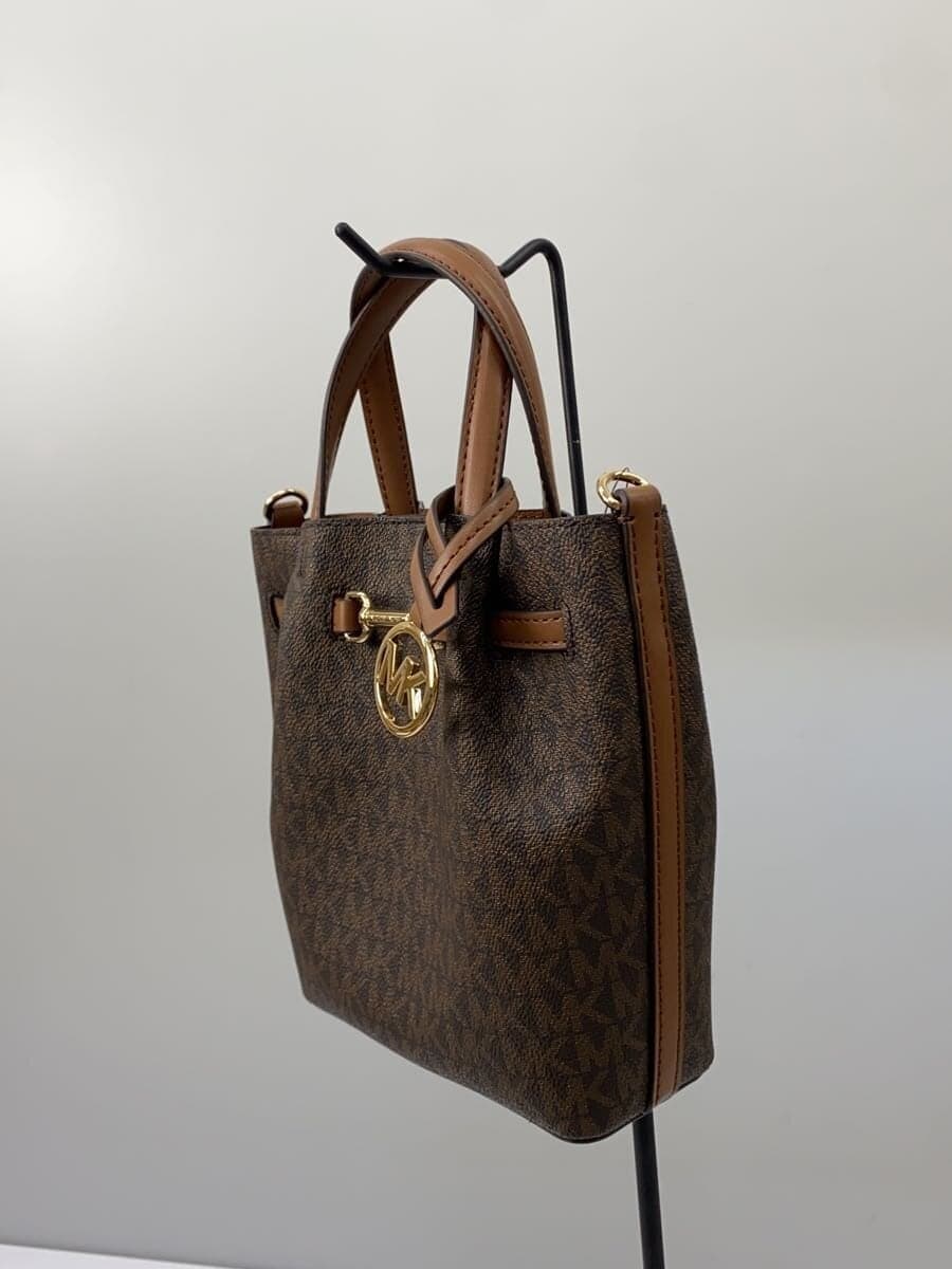 MICHAEL KORS Shoulder Bag Leather Brown All Over Pattern 35S5G2ZC5b200 Crossbody Small 2-Way 2