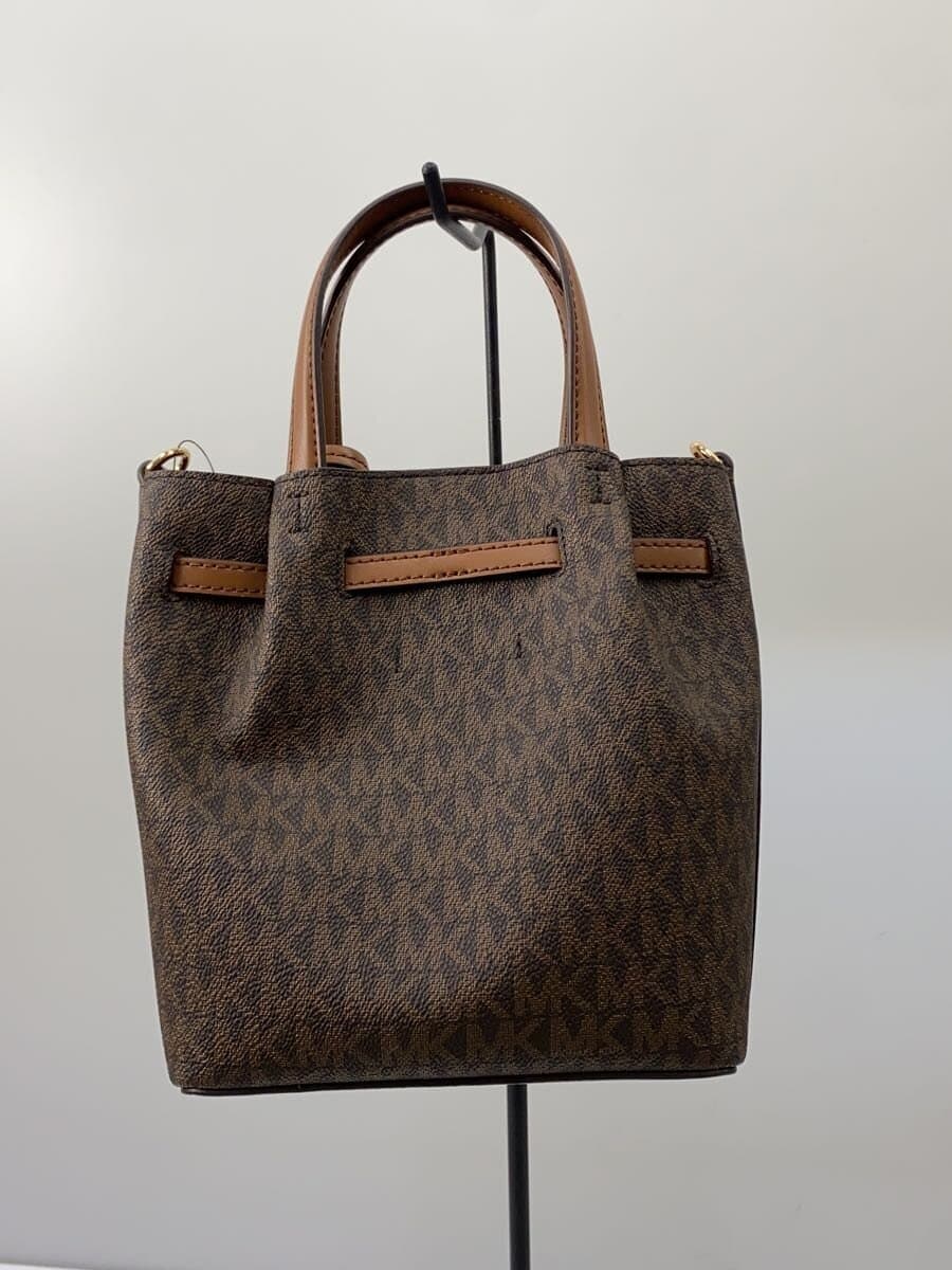 MICHAEL KORS Shoulder Bag Leather Brown All Over Pattern 35S5G2ZC5b200 Crossbody Small 2-Way 3