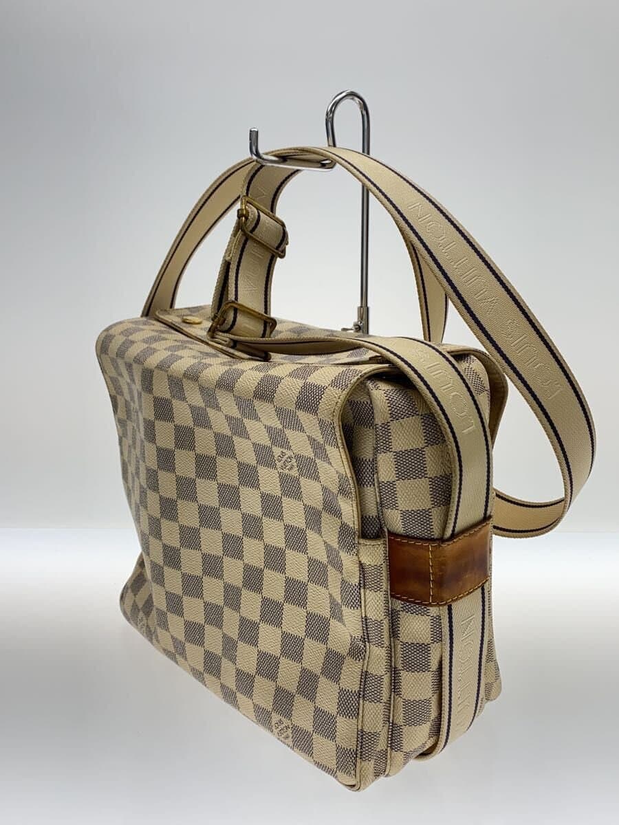 LOUIS VUITTON Naviglio _Damier Azur PVC WHT N51189 2