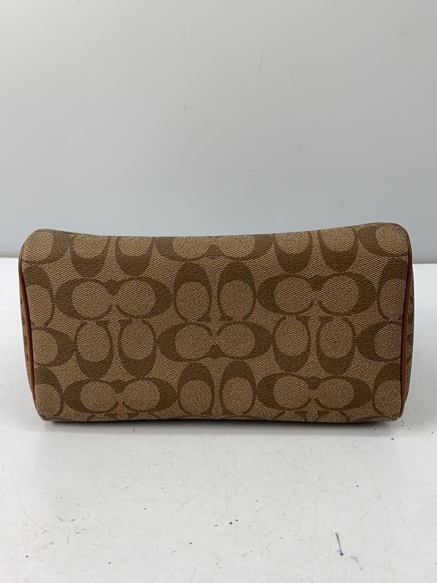 COACH Mini Bennett Satchel_Signature_Brown Leather BRW 4