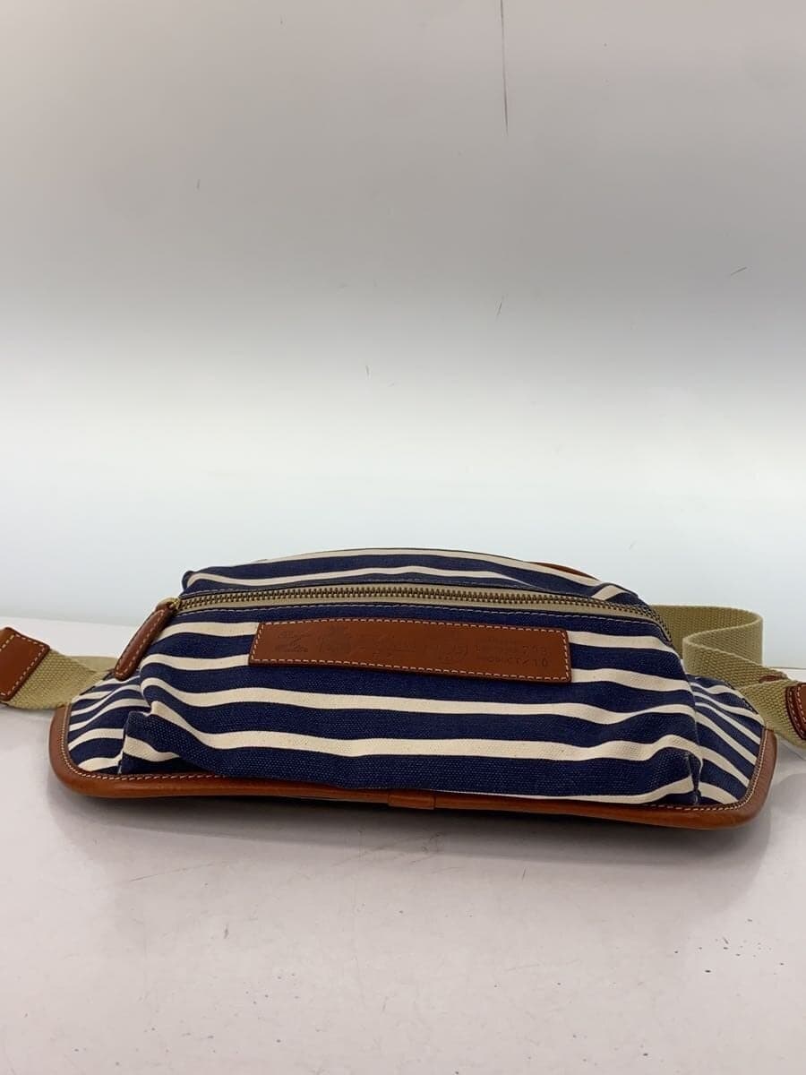 Felisi Tote Bag Canvas NVY Border Stripe 4