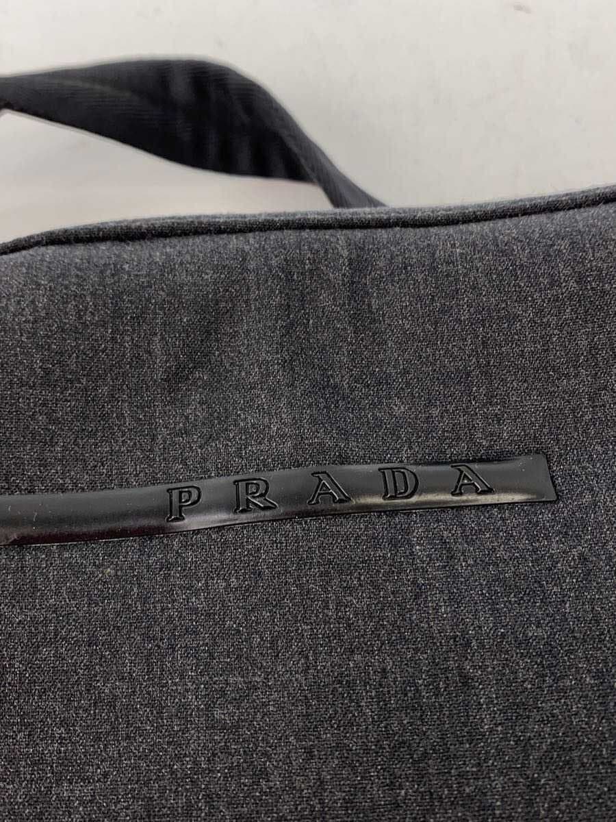 PRADA Shoulder Bag GRY Solid b9340 5