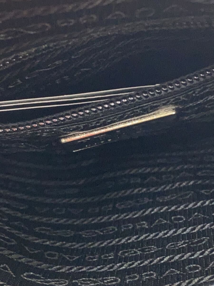 PRADA Shoulder Bag GRY Solid b9340 6