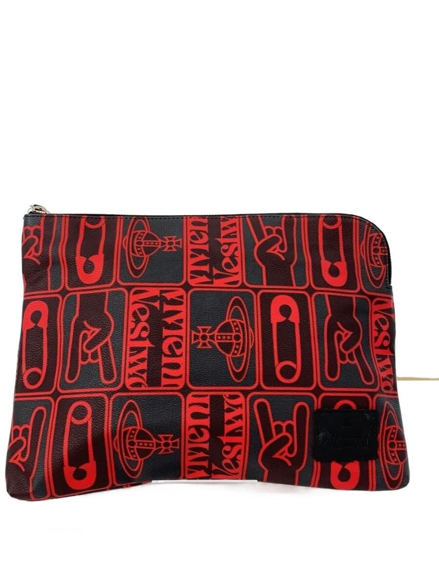 Vivienne Westwood Clutch Bag RED Stripe
