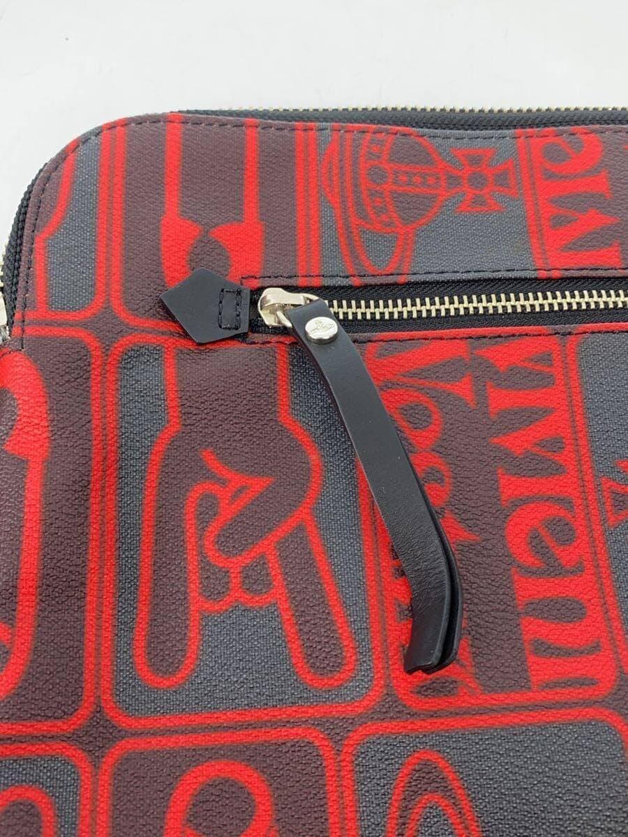 Vivienne Westwood Clutch Bag RED Stripe 7