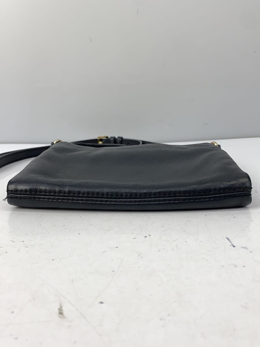 MICHAEL KORS Shoulder Bag Leather BLK Solid 4