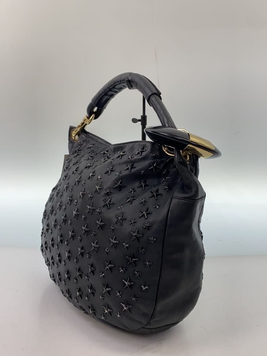 JIMMY CHOO Boston Bag Leather Black 2
